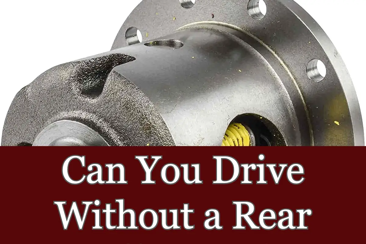 Can You Drive Without a Rear Differential